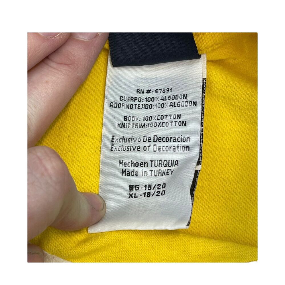 Reebok T-Shirt Men's XL Yellow Gridiron Classic NFL Pittsburgh Steelars Crewneck - Picture 10 of 11